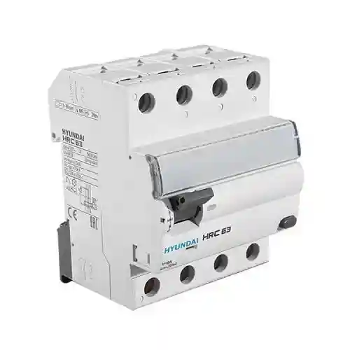 کلید محافظ جان 25 تا 63 آمپر سه‌پل + نول هیوندای