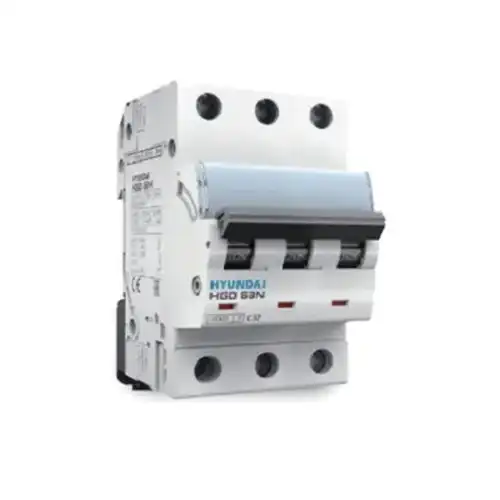 کلید مینیاتوری سه‌پل 2 تا 63 آمپر تیپ B و C با قدرت قطع 6KA هیوندای