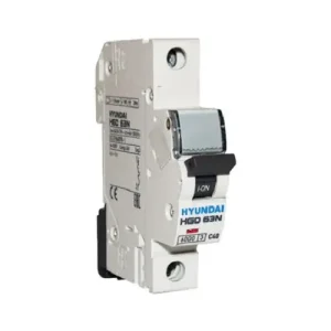 کلید مینیاتوری تک‌پل 2 تا 63 آمپر تیپ B و C قدرت قطع 6KA هیوندای