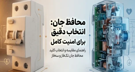 تفاوت کلید محافظ جان تک‌فاز و سه‌فاز