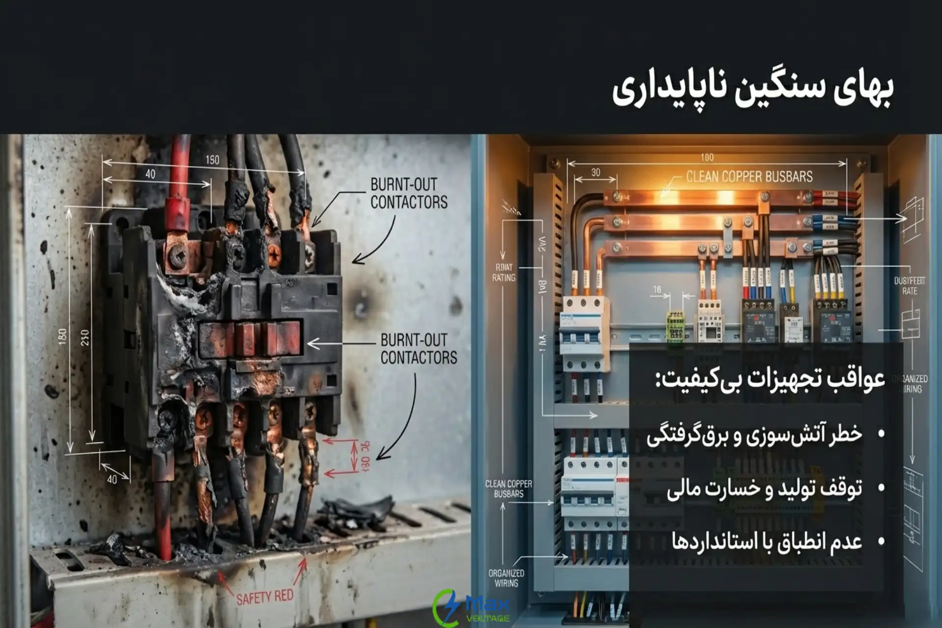 اهمیت نصب صحیح تجهیزات لازم برای تابلو برق صنعتی