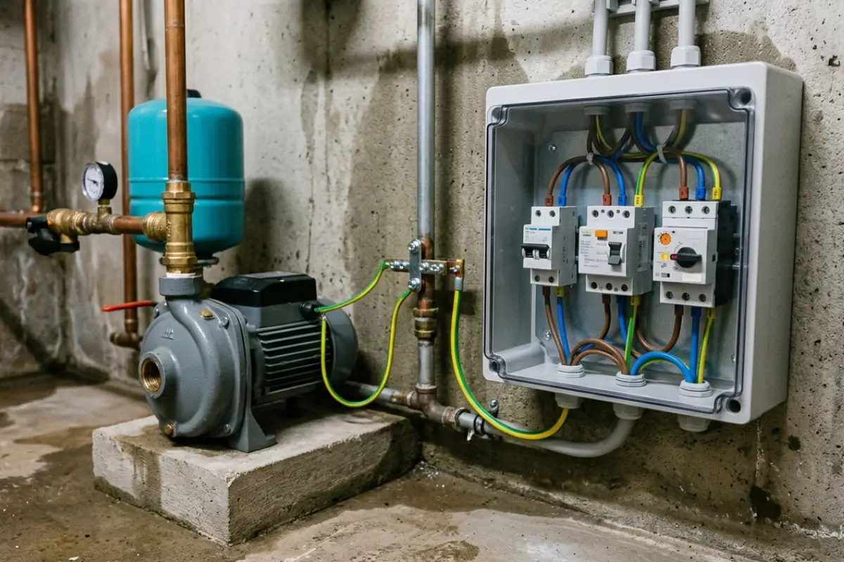 فیوز مناسب پمپ یک و نیم اسب (1.5 HP) و دو اسب (2 HP)